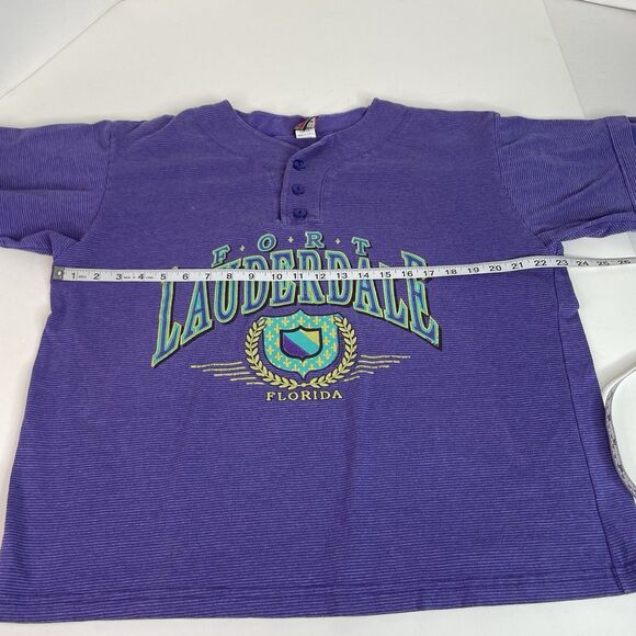 Vintage Fort Lauderdale Graphic Shirt, Womens XL (OSFA), La Flame, Purple - Picture 5 of 6